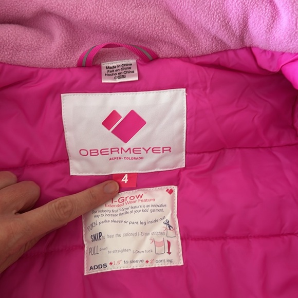 Kids size 4 Obermeyer ski jacket - Picture 6 of 11